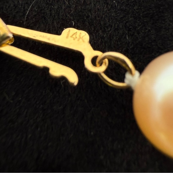 Natural Pearl Bracelet 14k - Picture 2 of 4